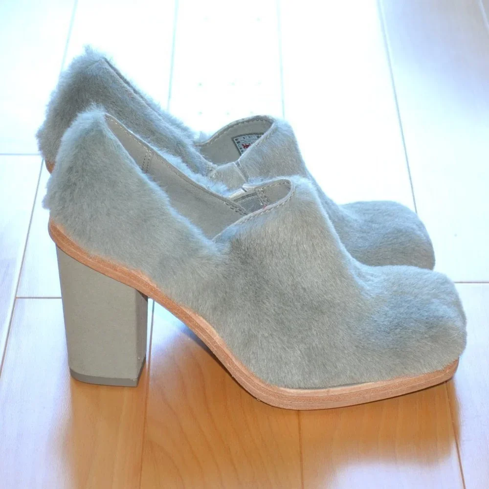 NWOT UGG x Eckhaus Latta Heel Suede Shoes